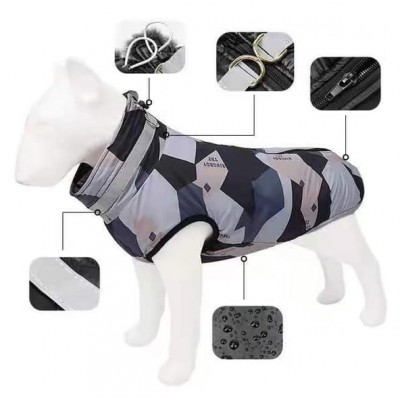 TRF Kurtka dla psa Kamuflaż Winter L