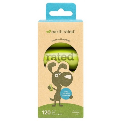 Woreczki Earth Rated ECO 8 x 15szt woreczków bezzapachowych - do zbierania odchodów