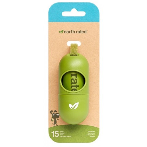 Etui na woreczki Earth Rated ECO + 15 woreczków bezzapachowych